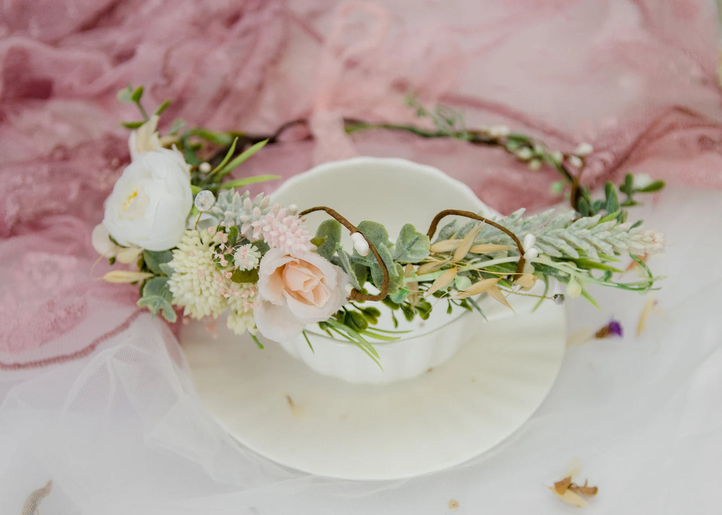 bridal flower crown, flower girl crown, flower crown, toddler flower crown, woodland crown, bridal floral crown, boho flower crown, eucalyptus crown, flower girl headband, baby flower crown, toddler crown, burgundy crown, pink flower crown, boho floral crown, fall flower crown, rustic flower crown, spring flower crown