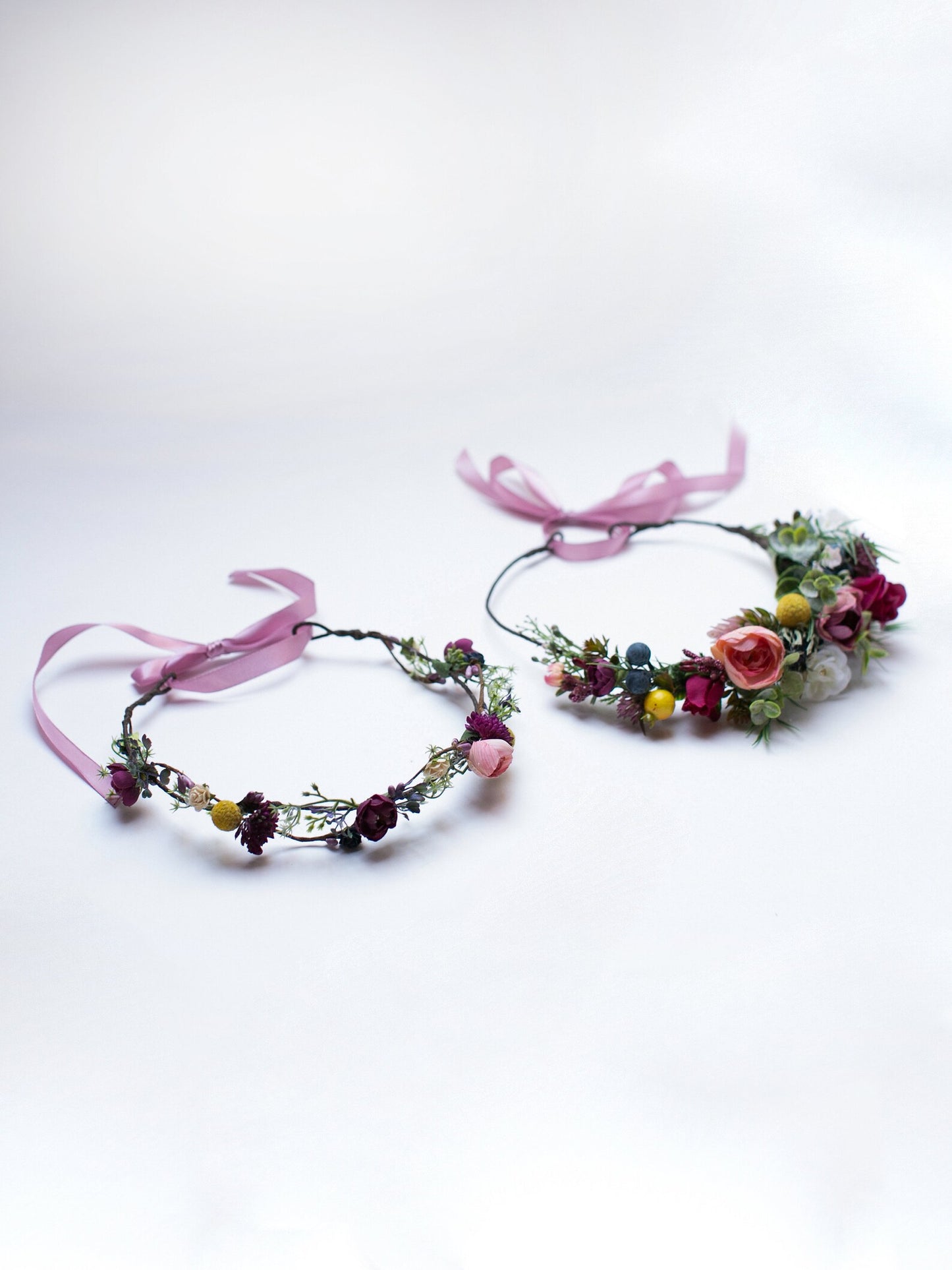 bridal flower crown, flower girl crown, flower crown, woodland crown, bridal floral crown, boho flower crown, eucalyptus crown, flower girl headband, baby flower crown, toddler crown, burgundy crown, toddler flower crown, pink flower crown, boho floral crown, fall flower crown, rustic flower crown, spring flower crown