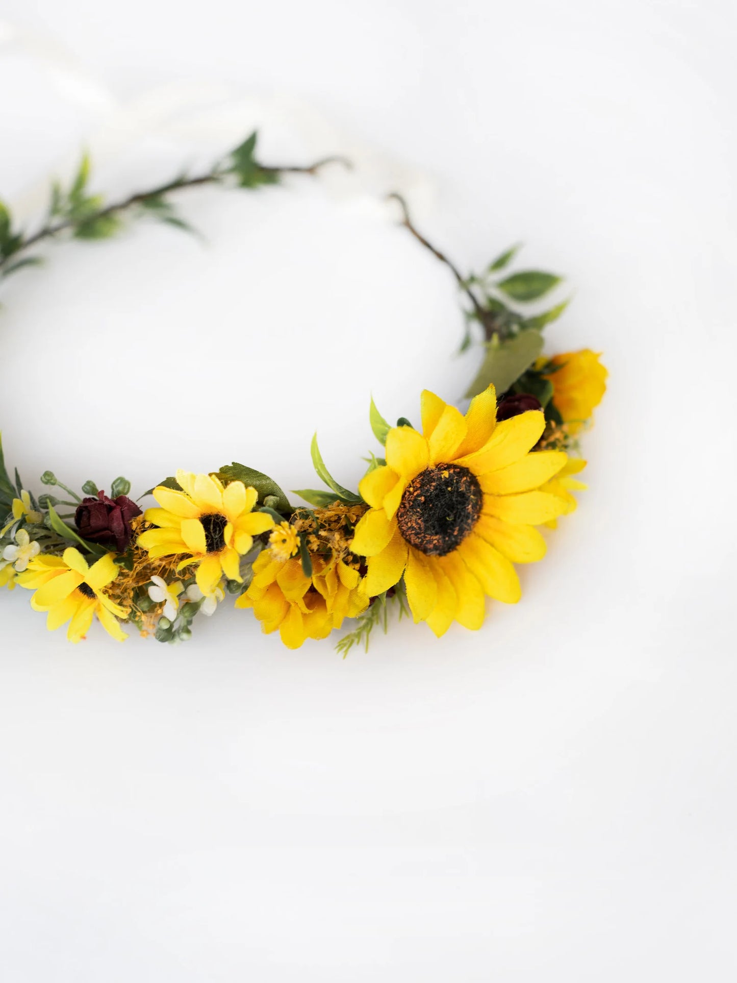 bridal flower crown, flower girl crown, flower crown, woodland crown, bridal floral crown, boho flower crown, eucalyptus crown, flower girl headband, baby flower crown, toddler crown, burgundy crown, toddler flower crown, pink flower crown, boho floral crown, fall flower crown, rustic flower crown, spring flower crown, sunflower crown