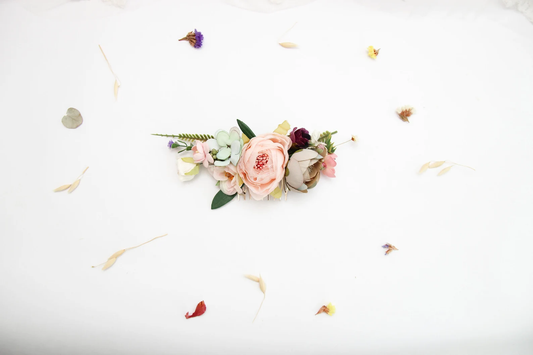 wedding flower comb, bridal flower comb, blush flower comb, boho flower comb, bridal flower comb, rustic wedding comb, bridesmaid comb, bride hair comb, holiday hair comb, burgundy floral comb, girl hair comb, nude flower comb, pastel flower comb, pink hair comb, greenery hair piece, mini hair comb, flower hair comb, orange flower comb, pink flower comb, gray flower comb, light pink comb, ivory hair piece, vintage bridal comb, outdoor wedding, floral comb bride