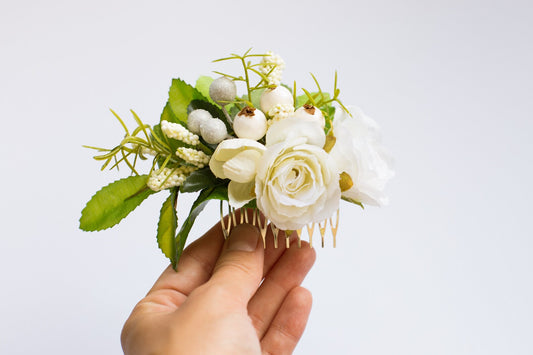 wedding flower comb, bridal flower comb, blush flower comb, boho flower comb, bridal flower comb, rustic wedding comb, bridesmaid comb, bride hair comb, holiday hair comb, burgundy floral comb, girl hair comb, nude flower comb, pastel flower comb, pink hair comb, greenery hair piece, mini hair comb, flower hair comb, orange flower comb, pink flower comb, gray flower comb, light pink comb, ivory hair piece, vintage bridal comb, outdoor wedding, floral comb bride