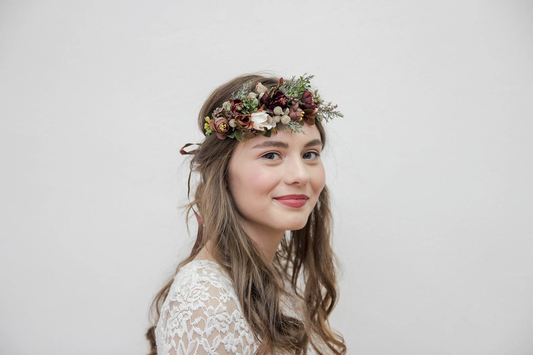 toddler floral crown, bridal flower crown, flower girl crown, flower crown, woodland crown, bridal floral crown, boho flower crown, eucalyptus crown, flower girl headband, baby flower crown, burgundy crown, pink flower crown, boho floral crown, fall flower crown, rustic flower crown, spring flower crown