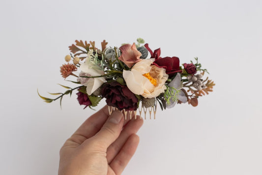 wedding flower comb, bridal flower comb, blush flower comb, boho flower comb, bridal flower comb, rustic wedding comb, bridesmaid comb, bride hair comb, holiday hair comb, burgundy floral comb, girl hair comb, nude flower comb, pastel flower comb, pink hair comb, greenery hair piece, mini hair comb, flower hair comb, orange flower comb, pink flower comb, grey flower comb, light pink comb, ivory hair piece, vintage bridal comb, outdoor wedding, floral comb bride