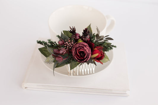 wedding flower comb, bridal flower comb, blush flower comb, boho flower comb, bridal flower comb, rustic wedding comb, bridesmaid comb, bride hair comb, holiday hair comb, burgundy floral comb, girl hair comb, nude flower comb, pastel flower comb, pink hair comb, greenery hair piece, mini hair comb, flower hair comb, orange flower comb, pink flower comb, gray flower comb, light pink comb, ivory hair piece, vintage bridal comb, outdoor wedding, floral comb bride