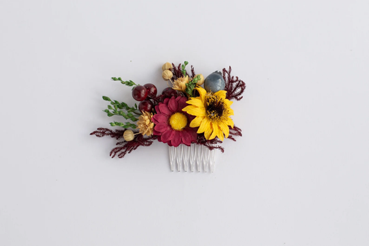 wedding flower comb, bridal flower comb, blush flower comb, boho flower comb, bridal flower comb, rustic wedding comb, bridesmaid comb, bride hair comb, holiday hair comb, burgundy floral comb, girl hair comb, nude flower comb, pastel flower comb, pink hair comb, greenery hair piece, mini hair comb, flower hair comb, orange flower comb, pink flower comb, gray flower comb, light pink comb, ivory hair piece, vintage bridal comb, outdoor wedding, floral comb bride