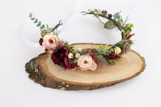 toddler flower crown, bridal flower crown, flower girl crown, flower crown, toddler flower crown, woodland crown, bridal floral crown, boho flower crown, eucalyptus crown, flower girl headband, baby flower crown, toddler crown, burgundy crown, pink flower crown, boho floral crown, fall flower crown, rustic flower crown, spring flower crown