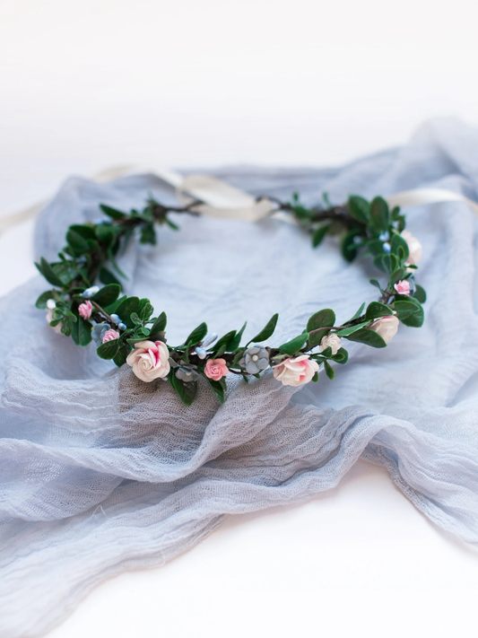 toddler floral crown, bridal flower crown, flower girl crown, flower crown, woodland crown, bridal floral crown, boho flower crown, eucalyptus crown, flower girl headband, baby flower crown, burgundy crown, pink flower crown, boho floral crown, fall flower crown, rustic flower crown, spring flower crown