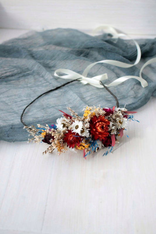 toddler floral crown, bridal flower crown, flower girl crown, flower crown, woodland crown, bridal floral crown, boho flower crown, eucalyptus crown, flower girl headband, baby flower crown, burgundy crown, pink flower crown, boho floral crown, fall flower crown, rustic flower crown, spring flower crown