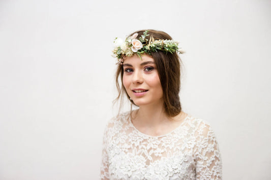 bridal flower crown, flower girl crown, flower crown, toddler flower crown, woodland crown, bridal floral crown, boho flower crown, eucalyptus crown, flower girl headband, baby flower crown, toddler crown, burgundy crown, pink flower crown, boho floral crown, fall flower crown, rustic flower crown, spring flower crown