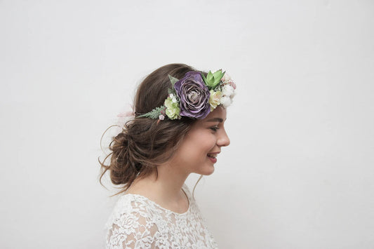 bridal flower crown, flower girl crown, flower crown, toddler flower crown, woodland crown, bridal floral crown, boho flower crown, eucalyptus crown, flower girl headband, baby flower crown, toddler crown, burgundy crown, pink flower crown, boho floral crown, fall flower crown, rustic flower crown, spring flower crown
